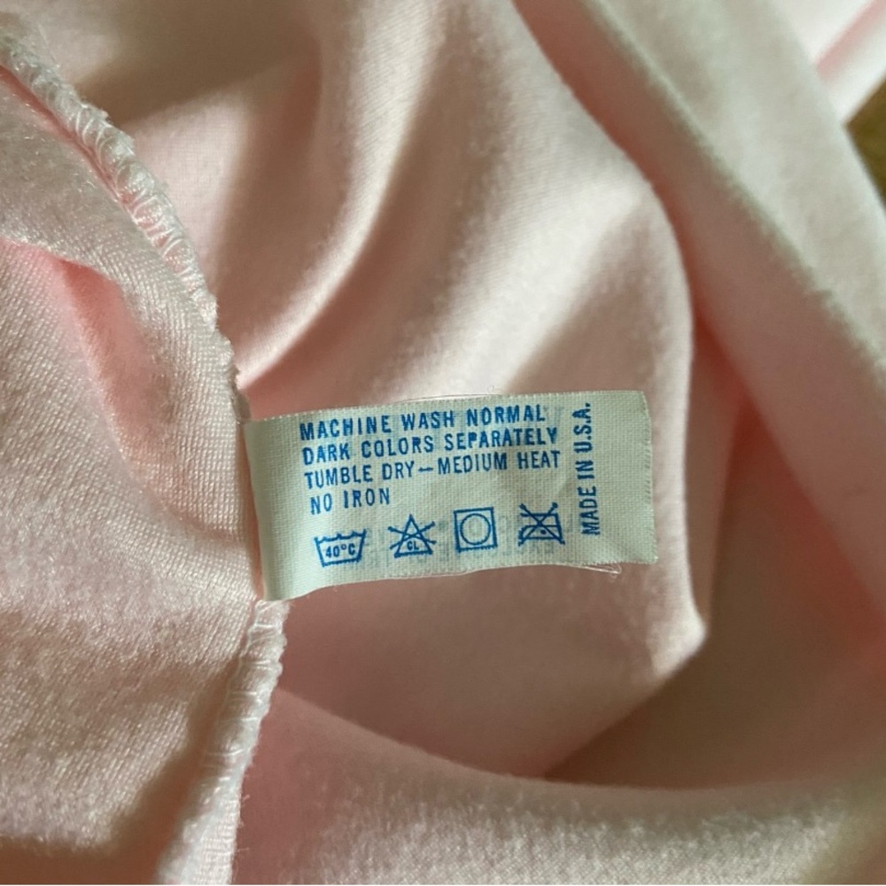 Vintage Vanity Fair Pink Polyester Nightgown Robe Womens Size‎ L - Picture 7 of 8